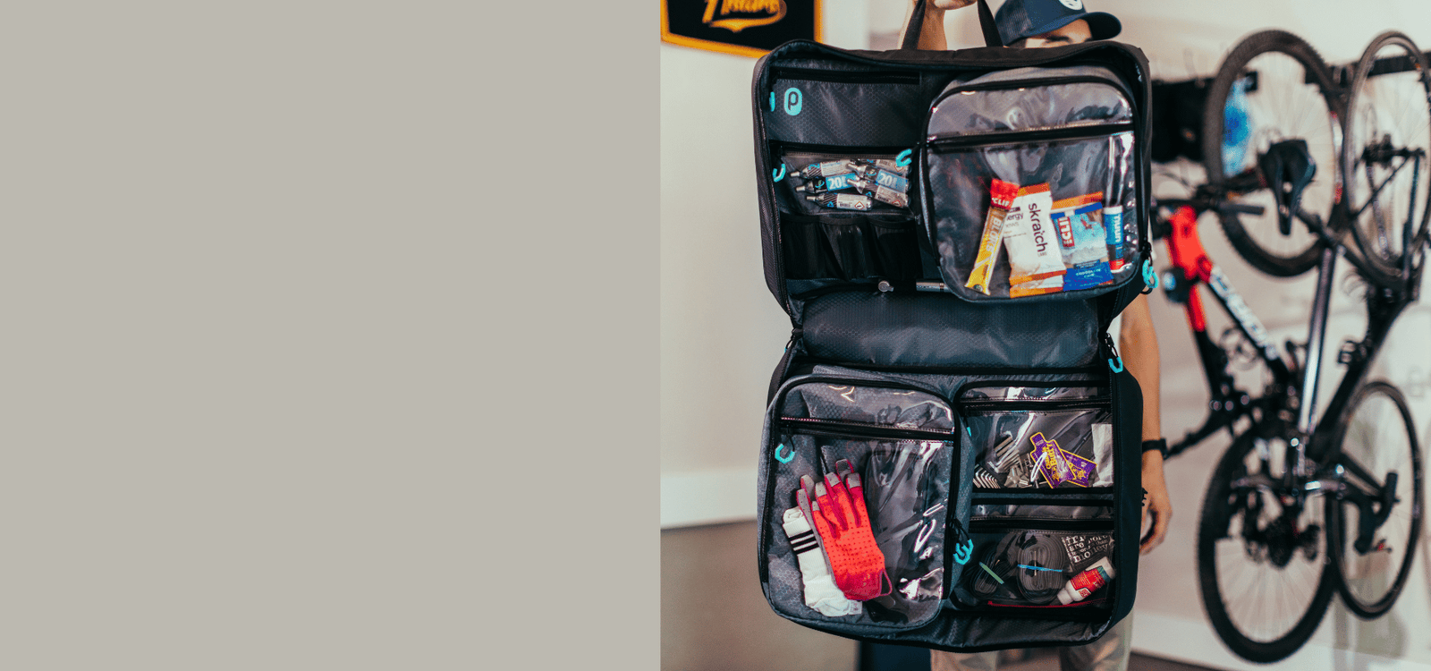 The Bag - The only cycling gear bag for home AND travel - Parc