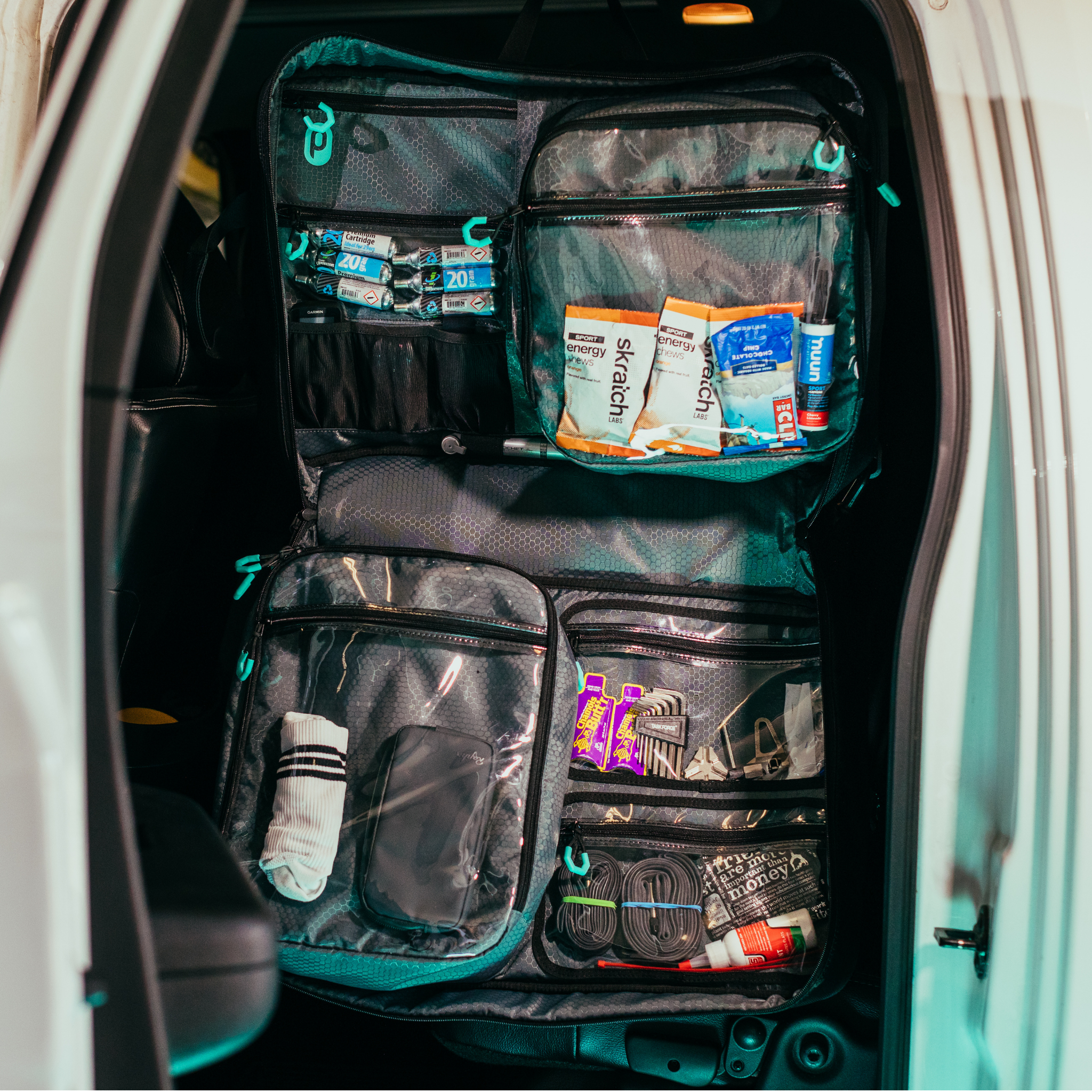 Cycling gear organizer bag hotsell